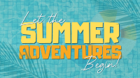 Textured Pool Summer Quote Animation Design
