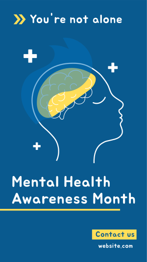 Mental Health Month Facebook Story Image Preview