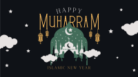 Peaceful and Happy Muharram Facebook event cover Image Preview