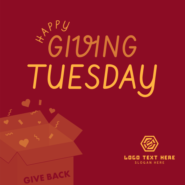 Cute Giving Tuesday Instagram Post Design Image Preview