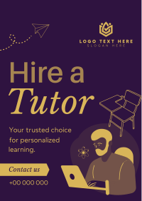 Tutor for Hire Flyer Image Preview