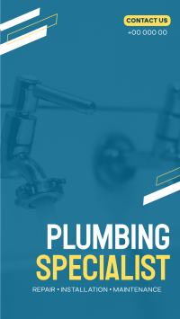 Plumbing Specialist Facebook Story Image Preview