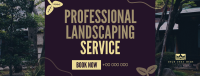 Organic Landscaping Service Facebook cover Image Preview