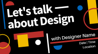 Bauhaus Design Workshop Facebook Event Cover Design