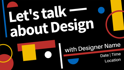 Bauhaus Design Workshop Facebook event cover Image Preview
