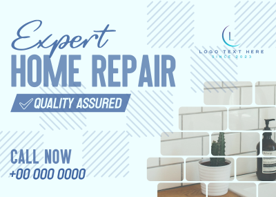 Expert Home Repair Postcard Image Preview