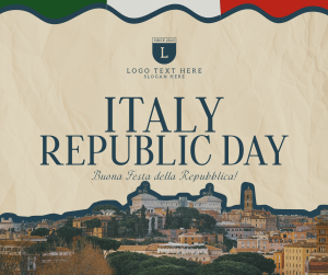 Elegant Italy Republic Day Facebook post Image Preview