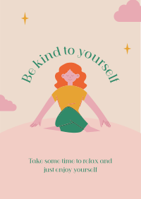 Be Kind To Yourself Flyer Design