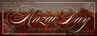 Elegant Anzac Day Facebook Cover Design