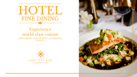 Hotel Fine Dining Facebook Event Cover Design