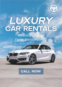 Designer Car Rental Poster Image Preview