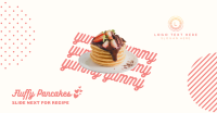 Yummy Fluffy Pancakes Facebook Ad Design