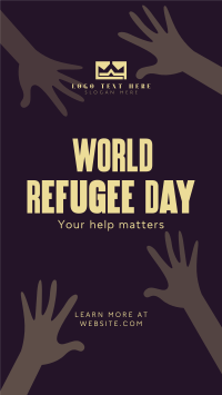 World Refugee Day Instagram Story Design