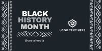 Celebrate Black History Twitter Post Design