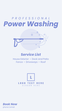 Power Washing Professionals Instagram Story Design