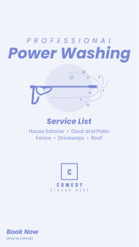 Power Washing Professionals Instagram story Image Preview