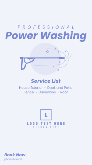 Power Washing Professionals Instagram story Image Preview