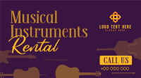 Music Instrument Rental Animation Image Preview