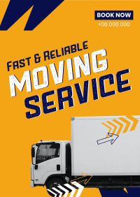 Speedy Moving Service Poster Design