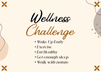 Choose Your Wellness Postcard Design