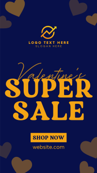 Valentine Hearts Special Sale Instagram Story Design