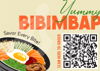 Yummy Bibimbap Postcard Image Preview