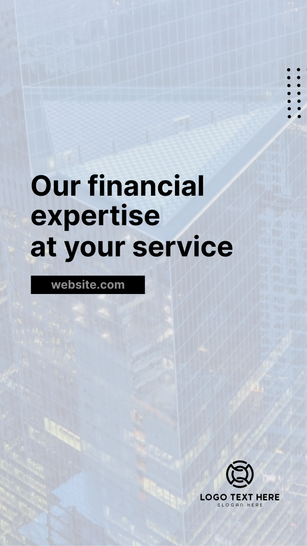 Financial Service Building Instagram Story Design Image Preview
