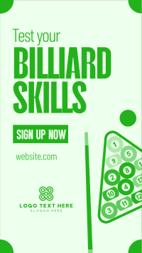 Modern Billiard Game Facebook Story Preview