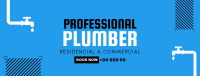 Professional Plumber Facebook cover Image Preview