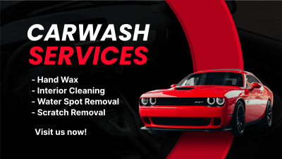 Carwash Offers Facebook event cover Image Preview