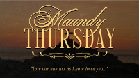 Holy Thursday Facebook event cover Image Preview