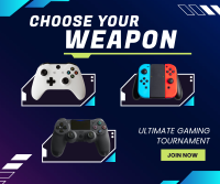 Choose your weapon Facebook post Image Preview