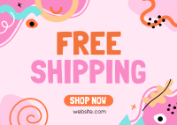 Quirky Shipping Promo Postcard Image Preview