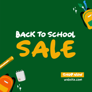 Back to School Sale Instagram post Image Preview