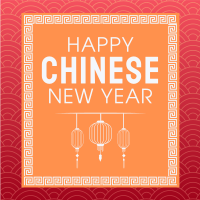 Chinese New Year Pattern Instagram post Image Preview