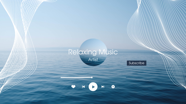 Ocean Music Cover YouTube Banner Design Image Preview