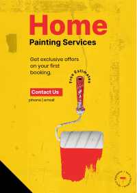 Home Paint Service Flyer Design