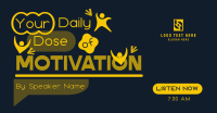 Daily Motivational Podcast Facebook Ad Design