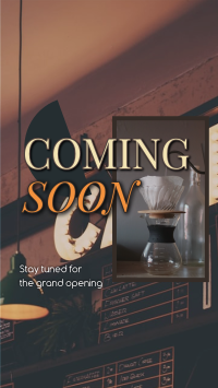 Cafe Opening Soon Instagram Reel Image Preview