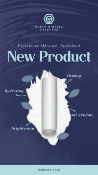 Redefined Skincare Product Facebook Story Image Preview