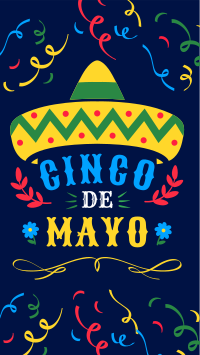 Cinco De Mayo Greeting YouTube short Image Preview