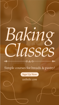 Baking Classes Instagram reel Image Preview