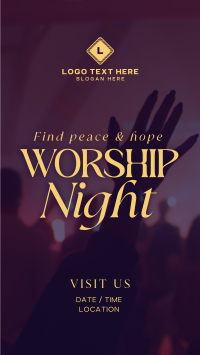 Church Worship Event Minimalist Instagram Story Preview