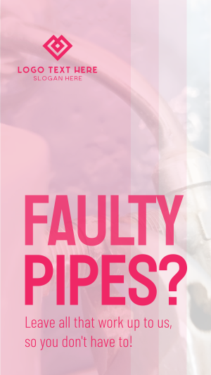 Faulty Pipes Instagram story Image Preview