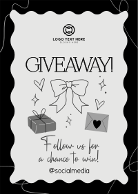 Feminine Giveaway Promo Poster Design