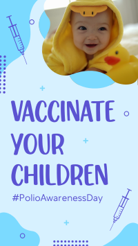 Vaccinate Your Children Instagram Story Design