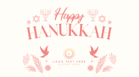 Hanukkah Menorah Facebook event cover Image Preview