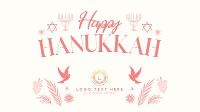 Hanukkah Menorah Facebook event cover Image Preview