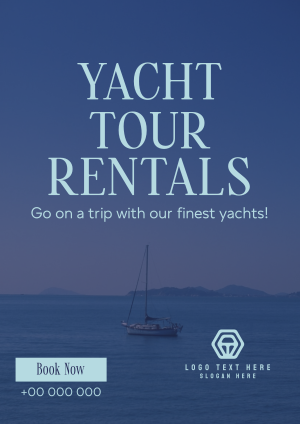 Relaxing Yacht Rentals Flyer Image Preview