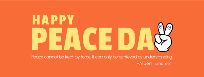 International Peace Day Facebook cover Image Preview